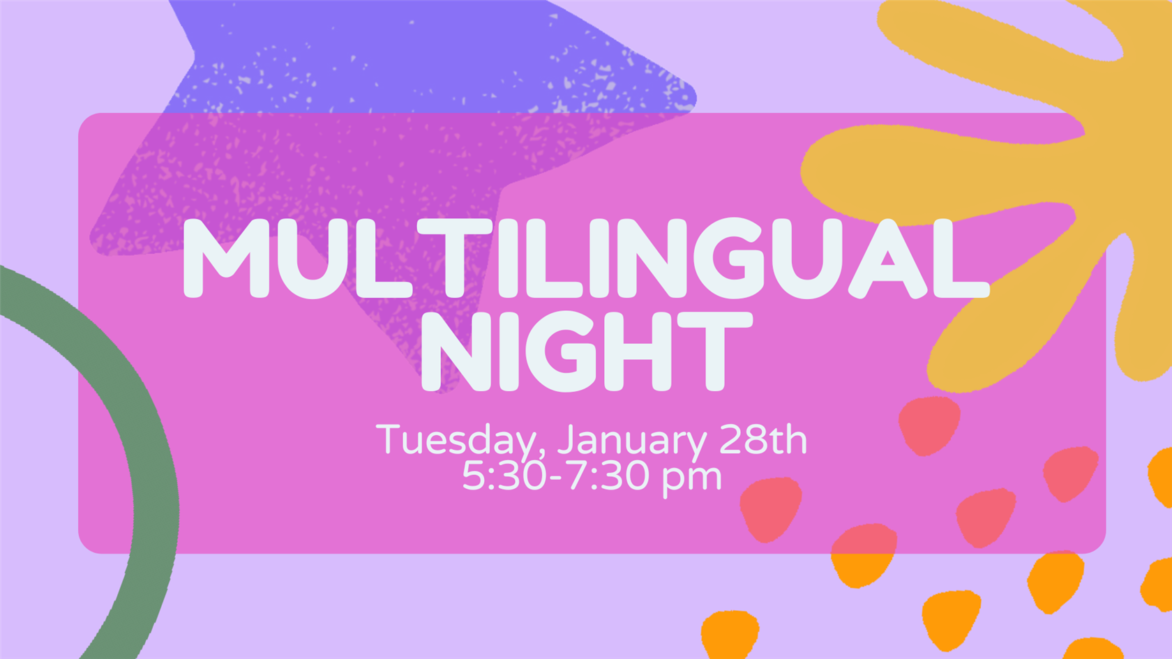  Mulitlingual Night